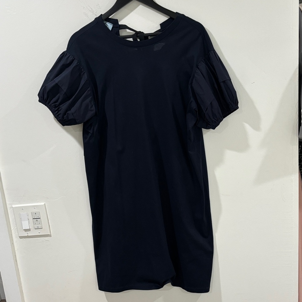 Prada Navy Blue Knit Top